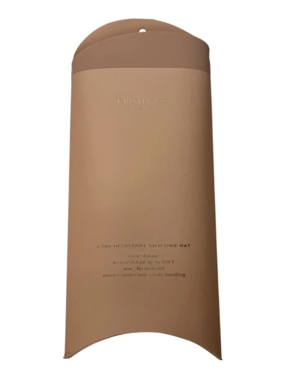 Kristin Ess Neutral Beige Silicone Heat-Resistant Mat
